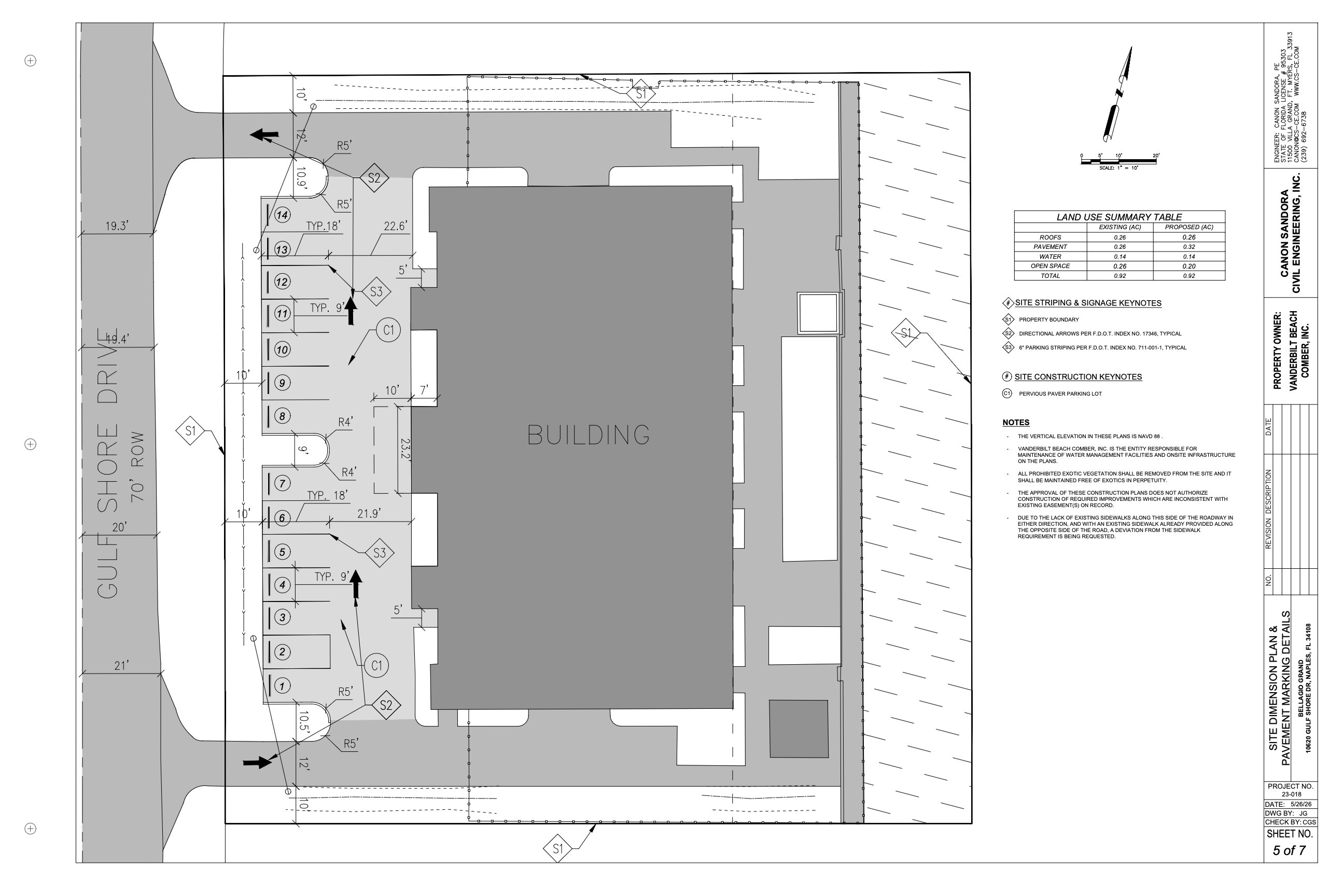 Bellagio Grande Parking Lot Improvement
(Naples)