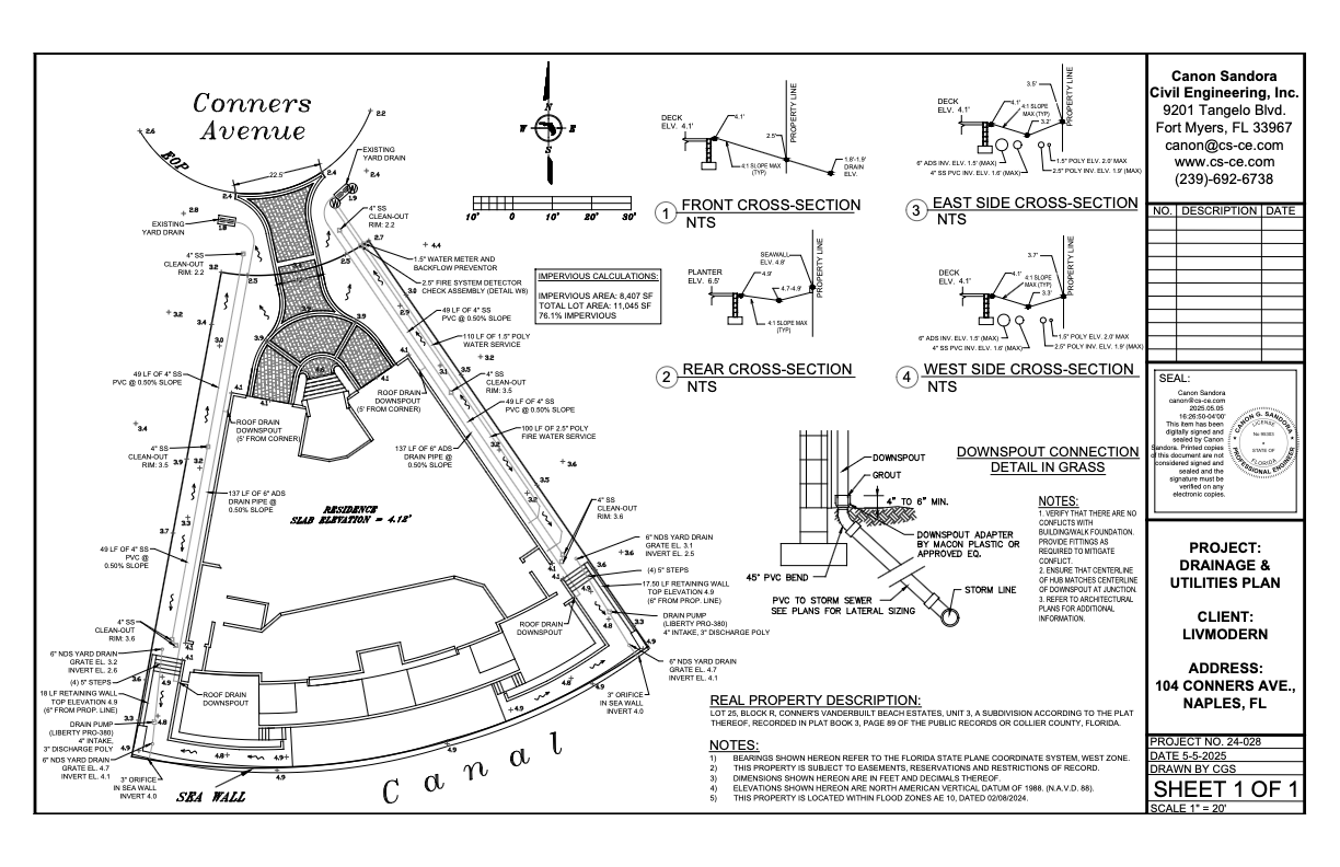 Residential Drainage Plans